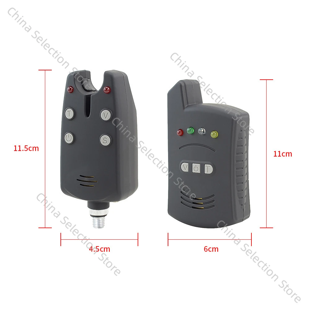 European Carp , Outdoor Long-range Strong Signal High-sensitivity Bell Wireless Fishing Alarm Set