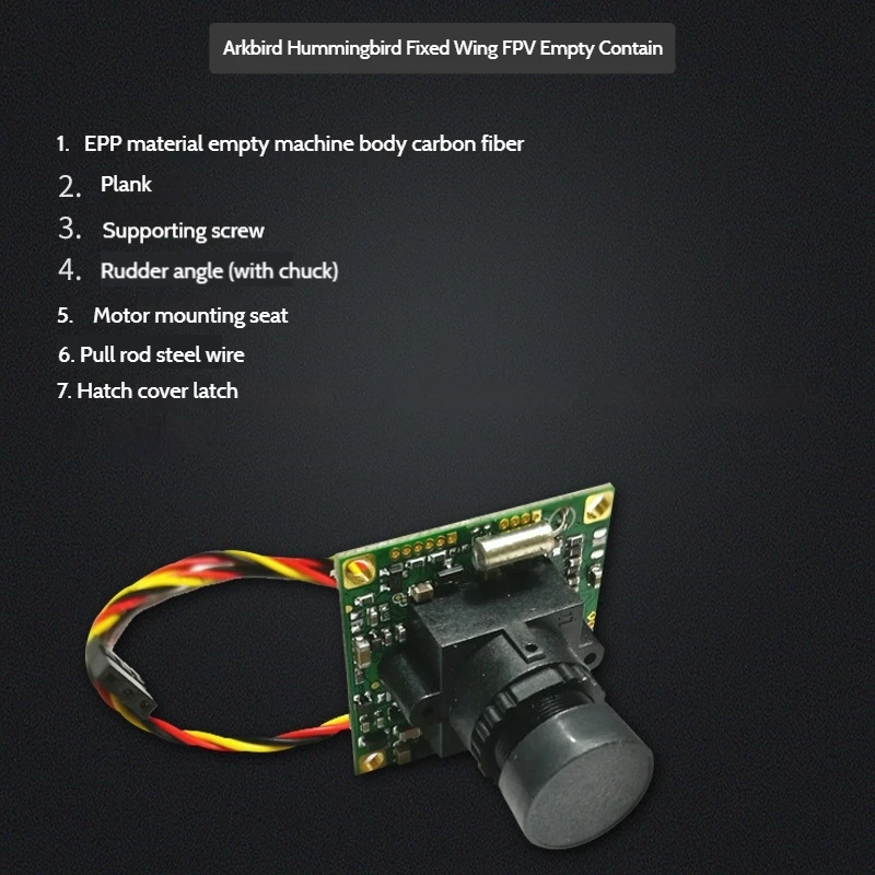 Arkbird-Asa fixa FPV em um com GPS, Flight Control Chart, Transmissão RTF Dji Óculos, disponível