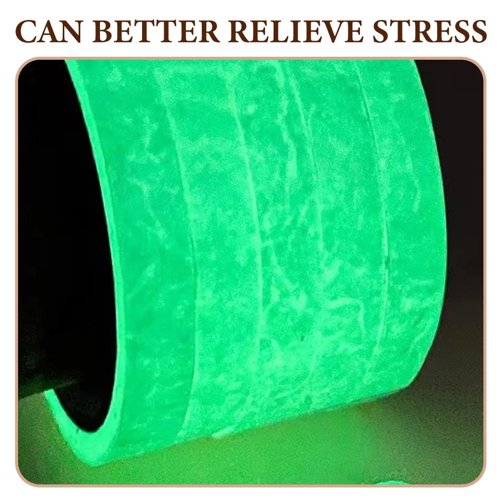 

6Pcs Glow in The Dark Sticky Ball Tapes Night Luminous Decompression Adhesive Fun Sensory Fidget Relief for Kids Adults Relaxing