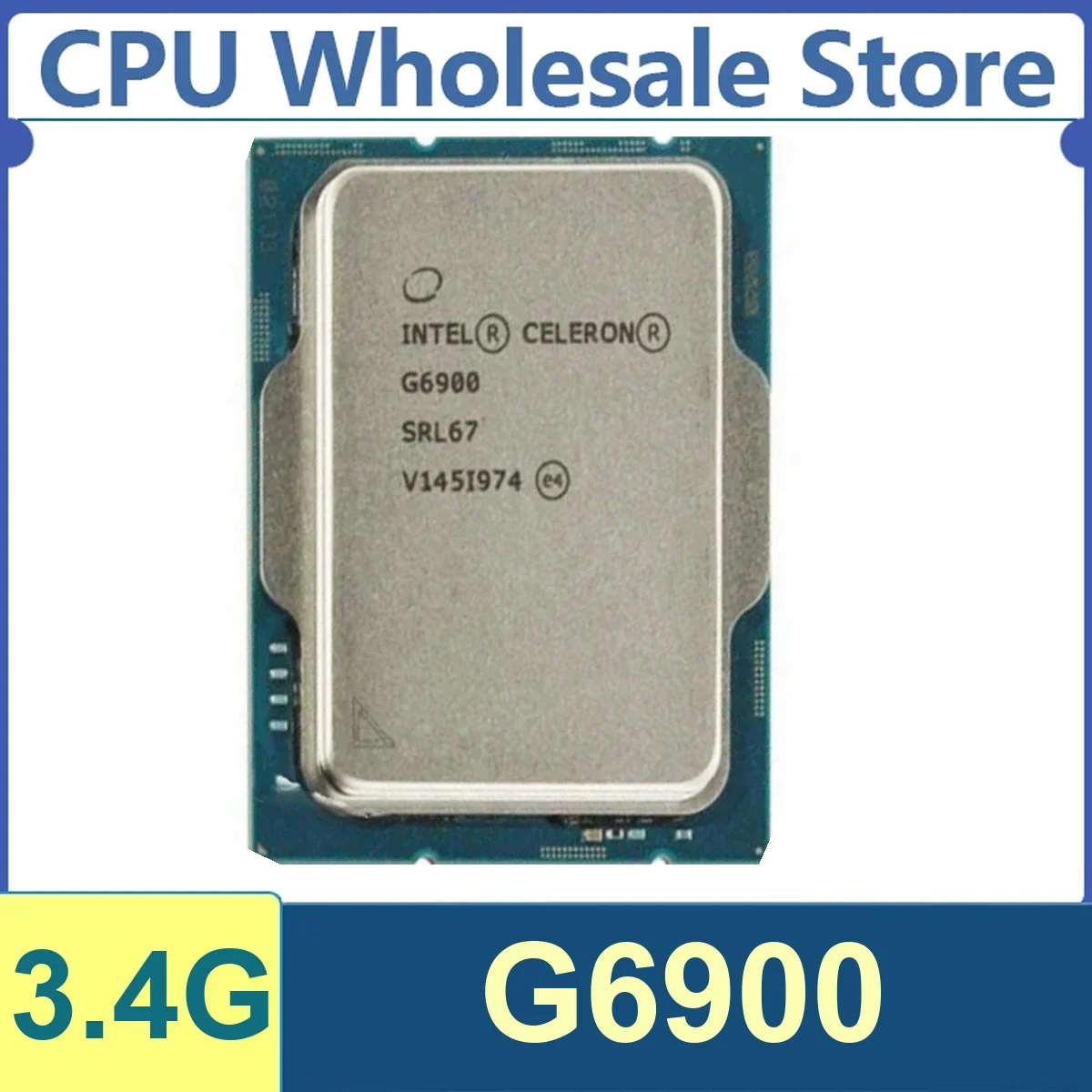Intel Celeron G6900 2 Kerne 2 Threads 3,4 GHz 45W 4MB Cache 10nm LGA1700 SRL67 DDR4 3200 DDR5 4800 M Alder Lake UHD Graphics 710