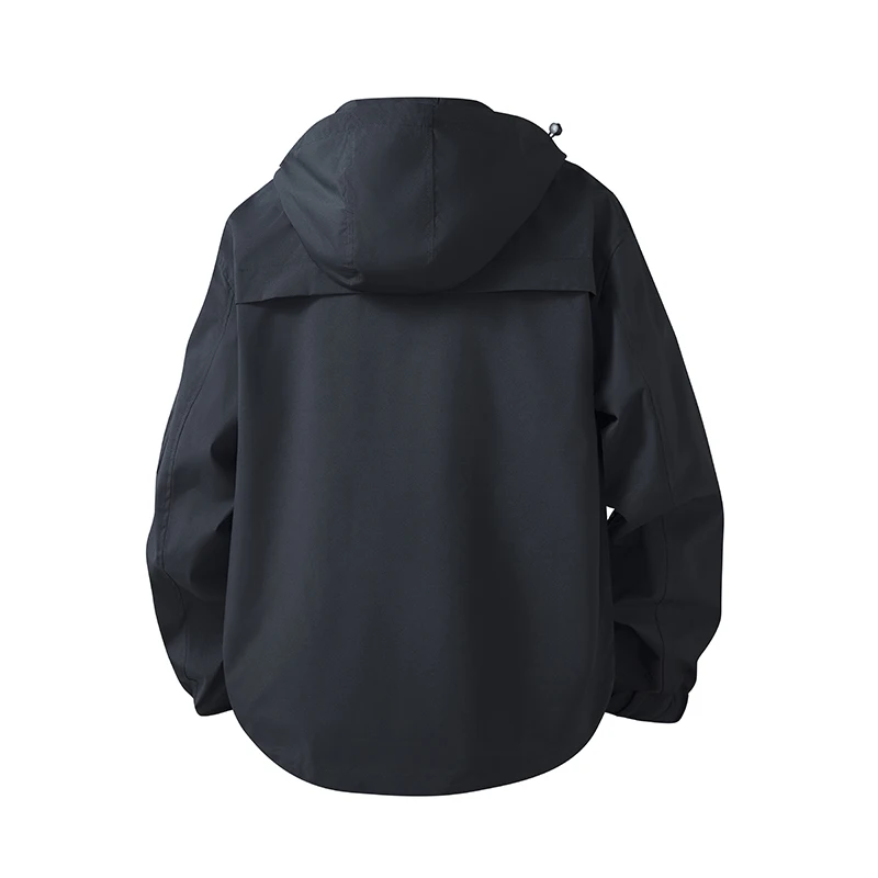 Jacket waterproof jacket men's workwear jacket spring-autumn trendy casual hooded commuting clothes US/European size