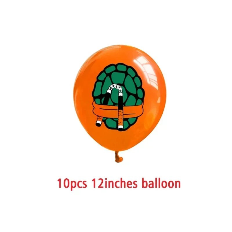 10/12 szt. Żółwi Ninja TMNT balon wypełniający lateksowe balony gry balony na imprezę Happy Birthday Party bożonarodzeniowe dekoracje na prezenty