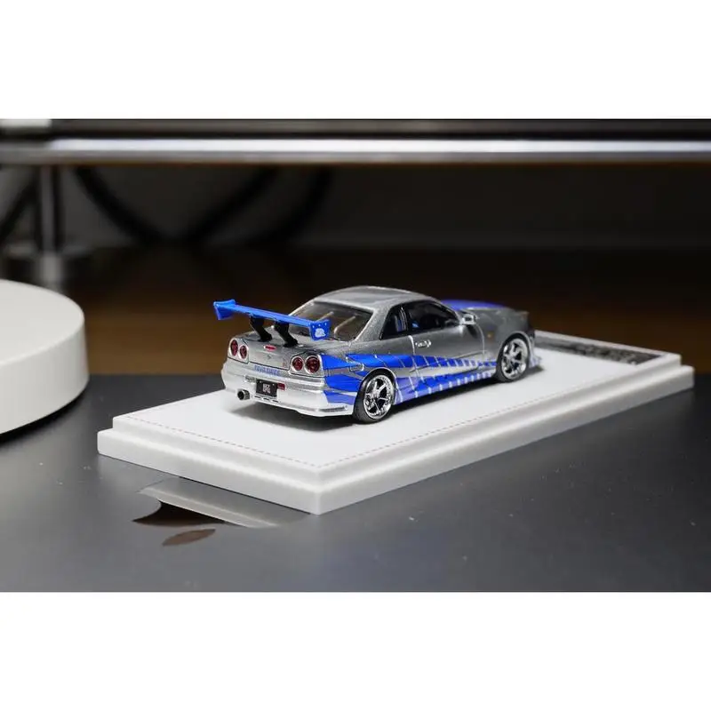 Focal Horizon 1/64 Nissan Skyline GT-R R34 "Fast and Furious" Diecast Car Model Alloy Simulation Collection Toy Gift For Boys view 5