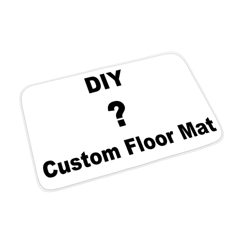 DIY Custom Floor Mat Entrance Doormat Bedroom Bathroom Balcony Carpet Kitchen Lounge Outdoor Rug Washable Non-slip Foot Door Mat