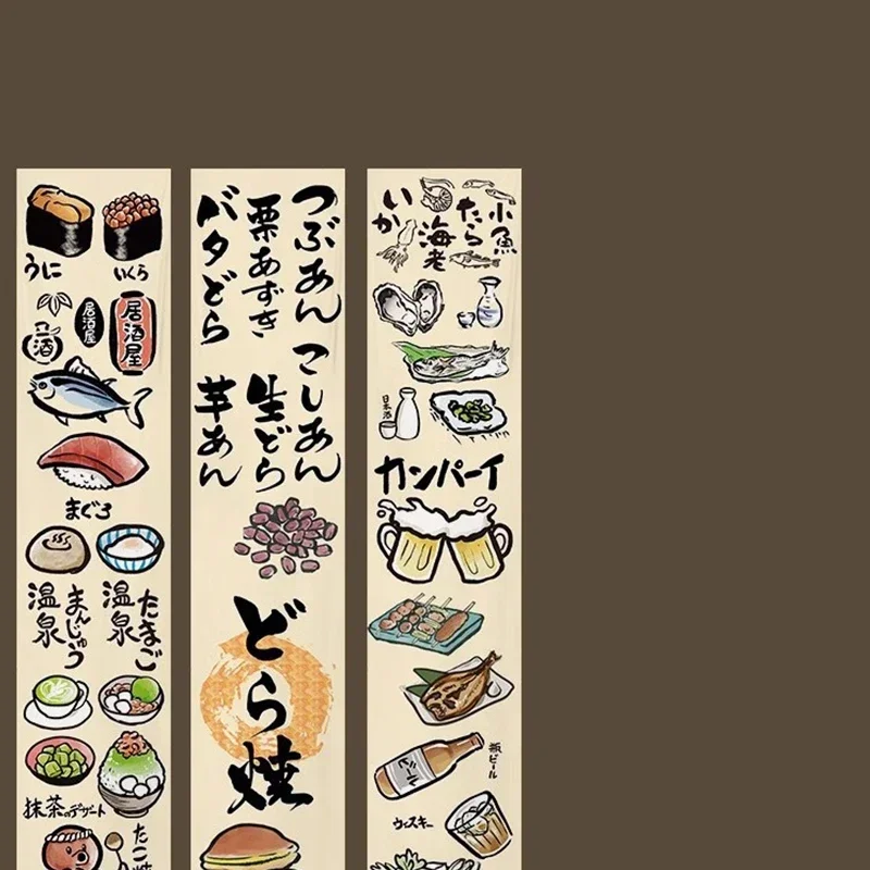 Ceiling Valance Japanese Style Resturant Izakaya Cuisine Sky Canopy Taverns Indoor Decoration Camping Barbecue Atmosphere Decor
