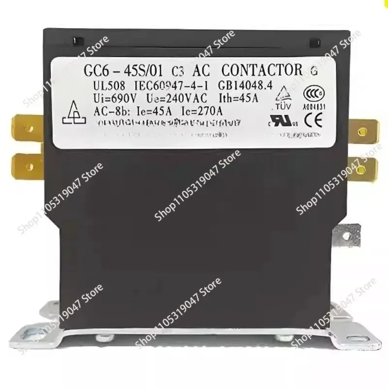 Single-Phase Air Conditioner Ac Contact Cooler Gc6-45S/01 C3 220V 1P 1No Dedicated for Air Conditioners
