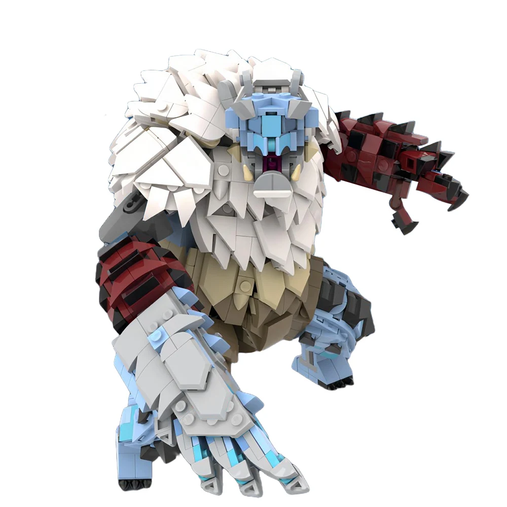 MOC ホットゲームキャラクターズ モンスターハンター ゴス・ハラグ 組み立てブロック メカモンスター ウォークラフト クリエイティブブリック キッズトイ ギフト