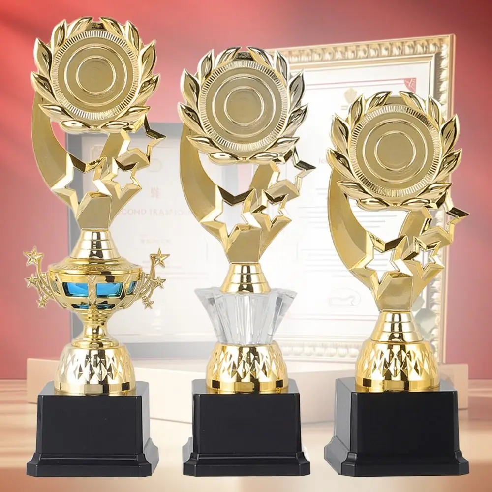 Golden Award Trophy Star Football Reward Prize Cup Singing Dancing Competition Craft Souvenirs Winner Award Trophy Toy