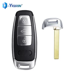 YIQIXIN New Smart Key Shell Case Replacement For Audi A6 C8 A7 A8 Q8 2017 2018 2019 2020 Fob Cover For START ENGINE SYSTEM Blade