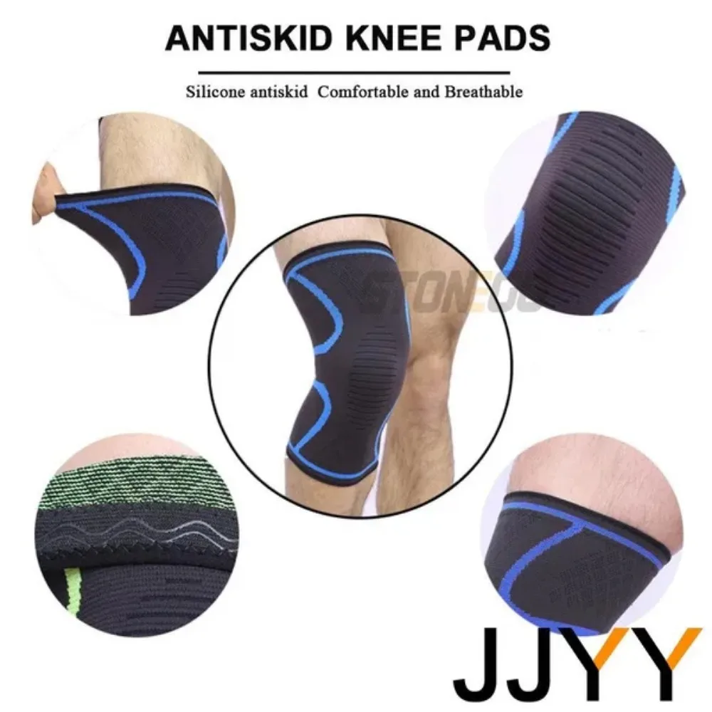 Rodilleras cálidas de alta elasticidad, protector de soporte para la rodilla, ayuda para la recuperación de lesiones en las articulaciones, alivio del dolor de artritis, deportes