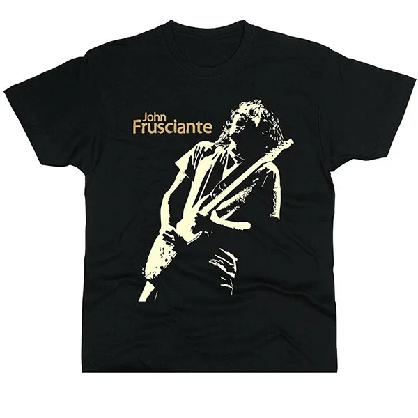 John Frusciante Red Hot Chili Peppers camiseta negra para hombre