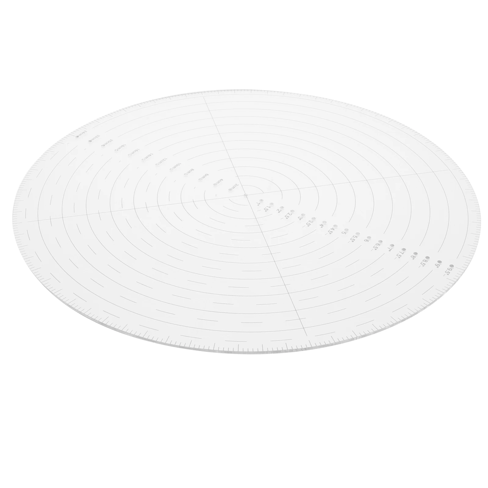 

Acrylic Center Finding Ruler Plastic Clear 10In Quilting Template Sewing Tool Transparent Patchwork Accurate Scale Drawing Guide