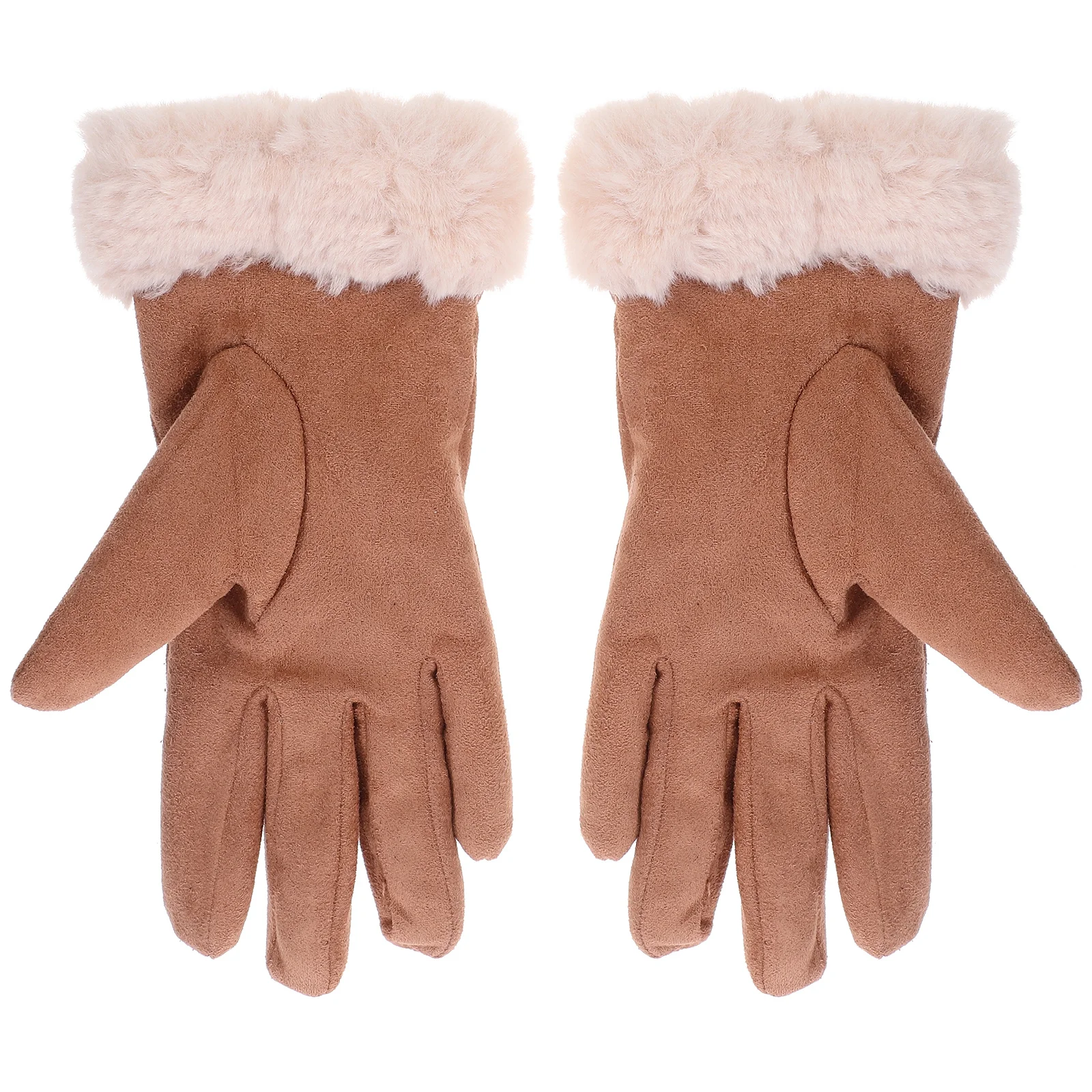 

1Pair Women's Winter Warm Gloves Touch Screen Compatible Fashion Soft Comfortable Full Cover Protection for Outdoor Sports Daily