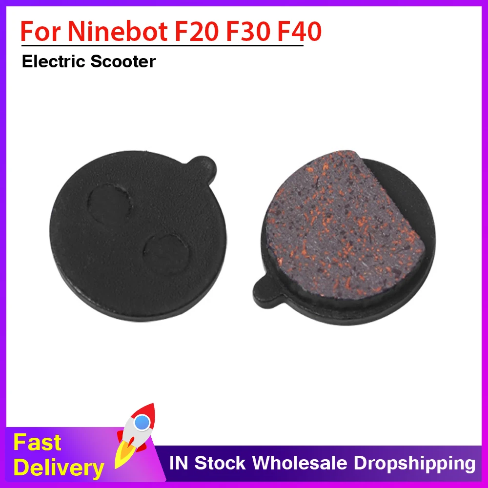 Brake Pads Electric Scooter Caliper Brake Disc Pad Friction Plate for Ninebot F30 F40 F20 Skateboard Replacement Brake Disc Part