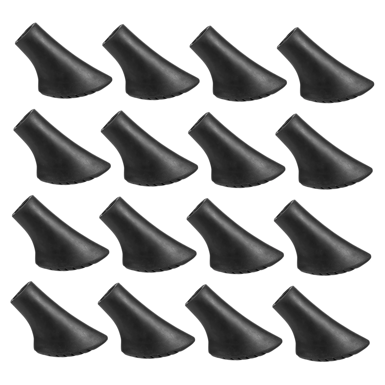 

16 Pcs Topper Trekking Pole Tip Set Thickened Wing Walking Stick Head Protectors Elderly