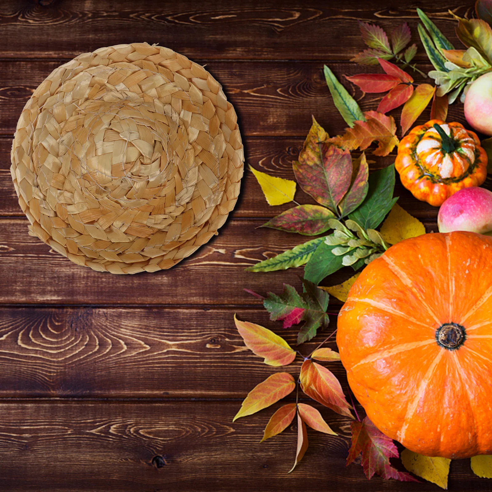 

10 Pcs Steeple Witch Hat Mini Straw Hats for Crafts Straw-woven Props Grass Bride