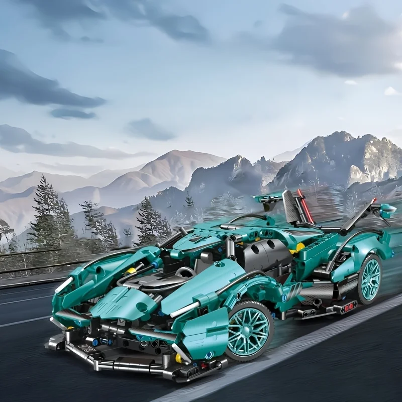 

Технические для выступлений, гоночный автомобиль, наборы строительных блоков, масштабная модель автомобиля, кирпичи, игрушки, подарки для взрослых, украшение дома