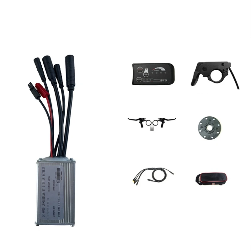 

15A Waterproof Kit 36/48V Controller Ebike Controller With S810 LCD Display Panel For Electric Scooter Ebike Accessories