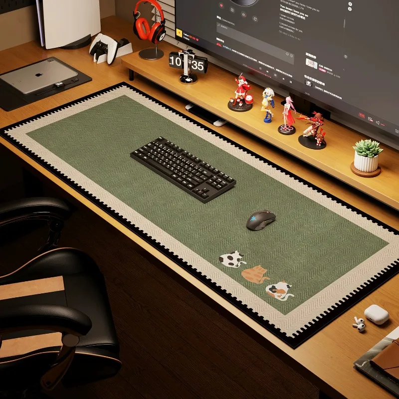 oversized mouse pad simple boys and girls e-sports game office  wrist guard computer desk mat