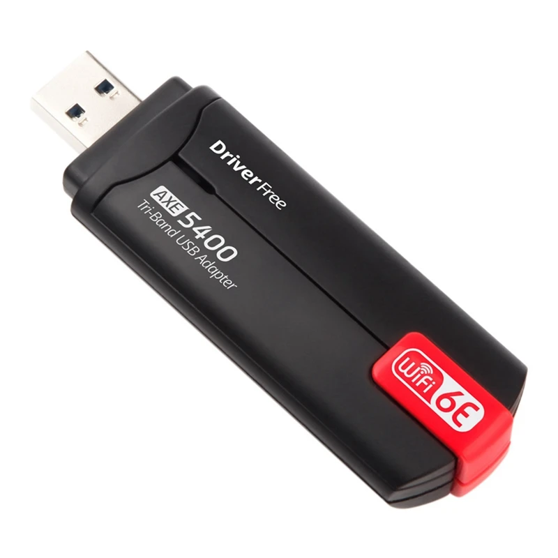 Placa de rede sem fio Driver-Free, AX5400M, Notebook, USB, Computador, Wifi6, Transmissor, Receptor