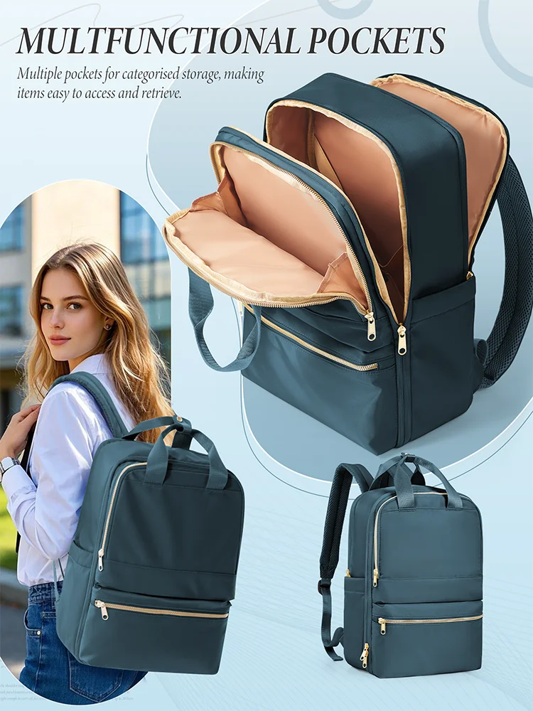 

Женский рюкзак, многофункциональный авиационный дорожный рюкзак для мужчин и женщин, ручная кладь, рюкзак для ноутбука для отдыха, 40x31x14, школьная сумка