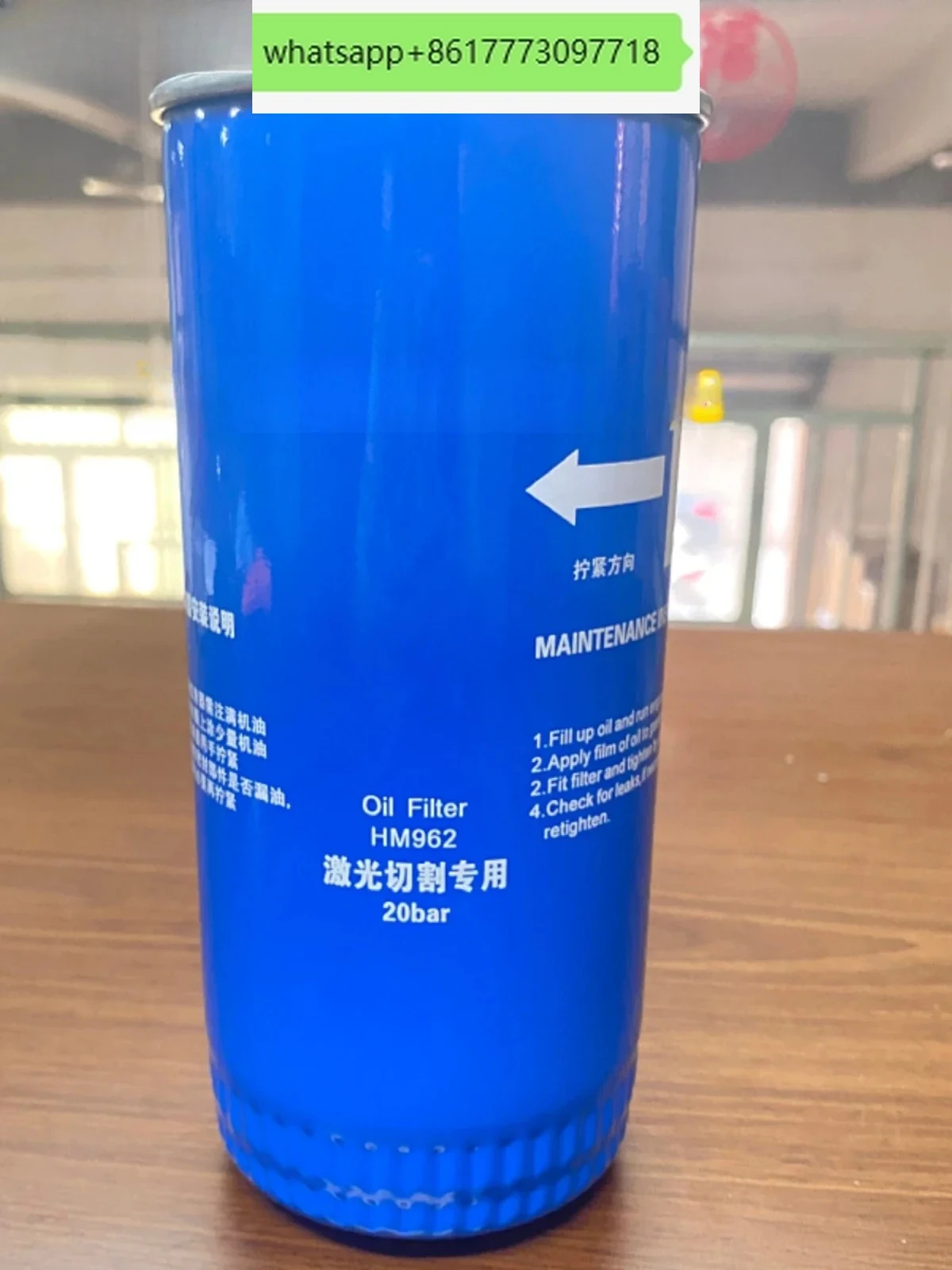 cutting screw air compressor 15KW16bar maintenance three filter oil separation core oil filter air filter