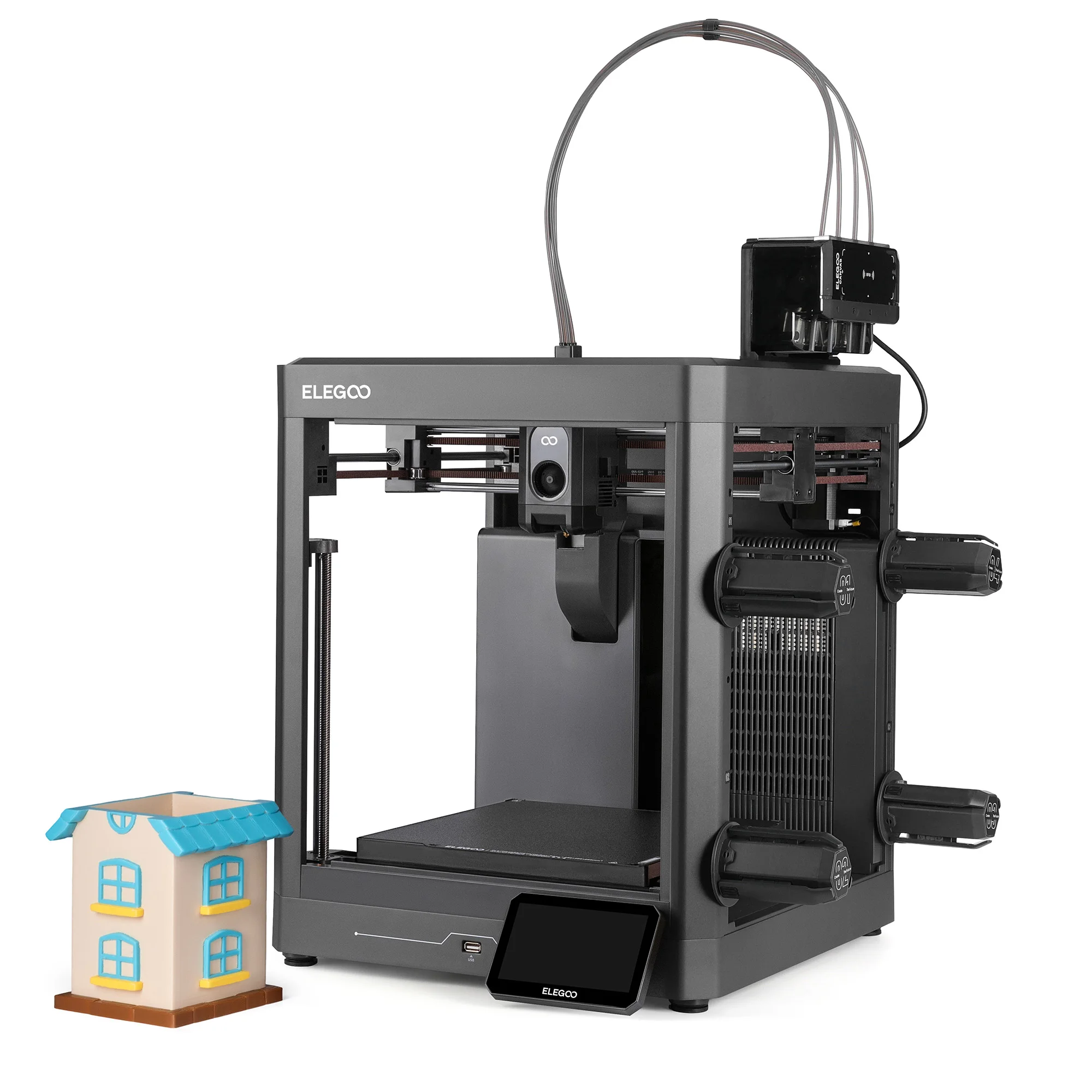 3D-принтер ELEGOO Centauri 2 Combo Multi Color, 4-цветная печать с CANVAS, область печати 256x256x256 мм
