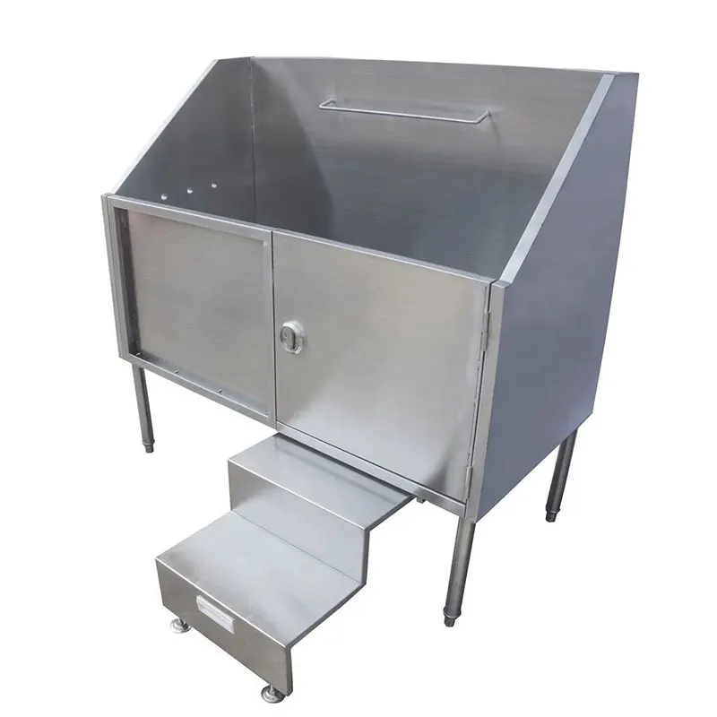 hot sell custom size extra large dog bath tub stainless steel dog wash tubs