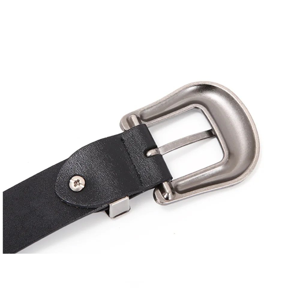 Neue Western-Gürtel für Damen, Übergrößen, klassische Gürtel mit Stiftschnalle, Gürtel aus echtem Leder, modischer Damengürtel für Jeans und Hosen. – Detail 4