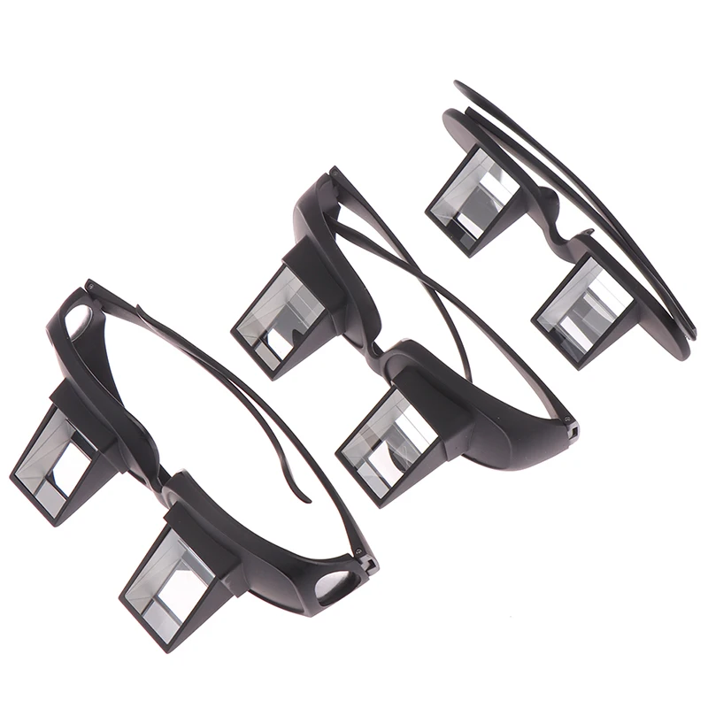 New【Lazy Creative Periscope Horizontal Reading Sit View Glasses Bed Prism Spectacle】