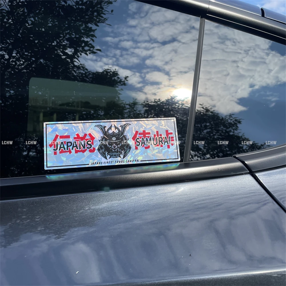 Adesivo Samurai Japonês para Carro, Vinil para Estilização Automotiva, Cobertura de Arranhões para Capacete de Moto, Decalque para Motor e Traseira de