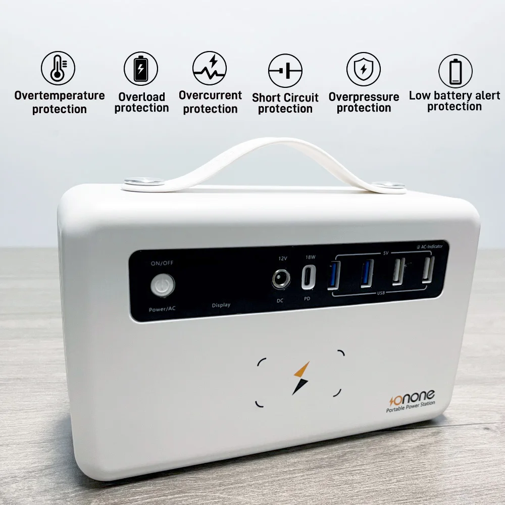 ONONE Portable  Mini Power Station Power Generator 250W Charging Station for Home Camping Equipment Outdoor Camera Emergency