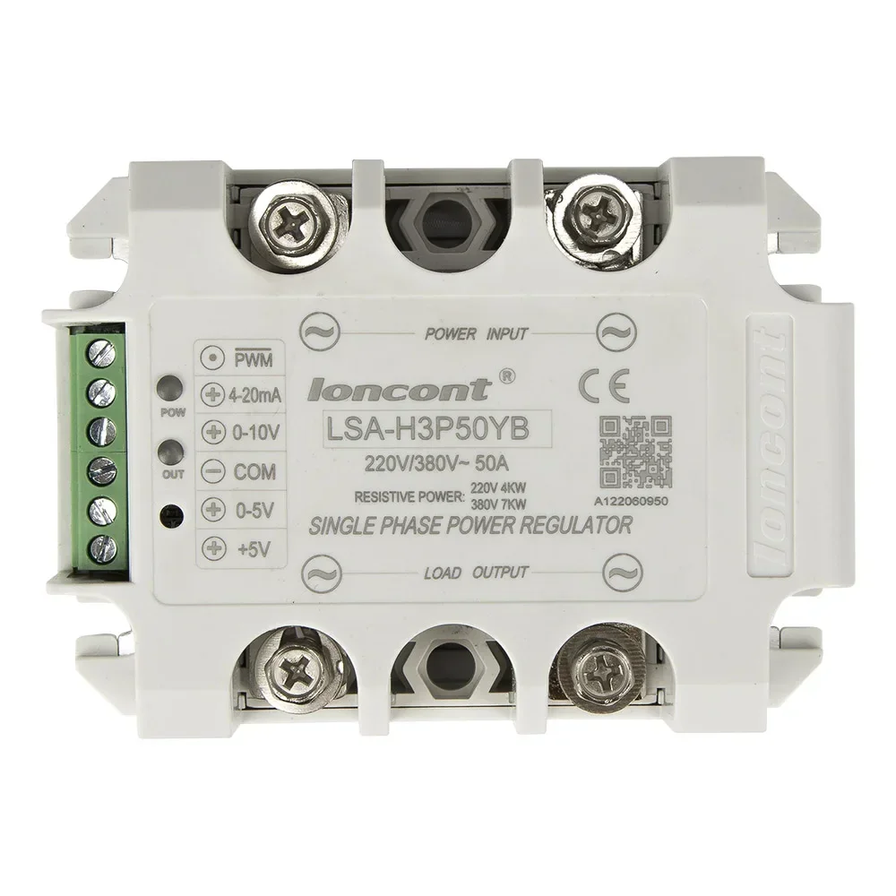 LSA-H3P50YB Single Phase AC 50A 220V/380V Solid State Voltage Regulator / Power Regulator Module