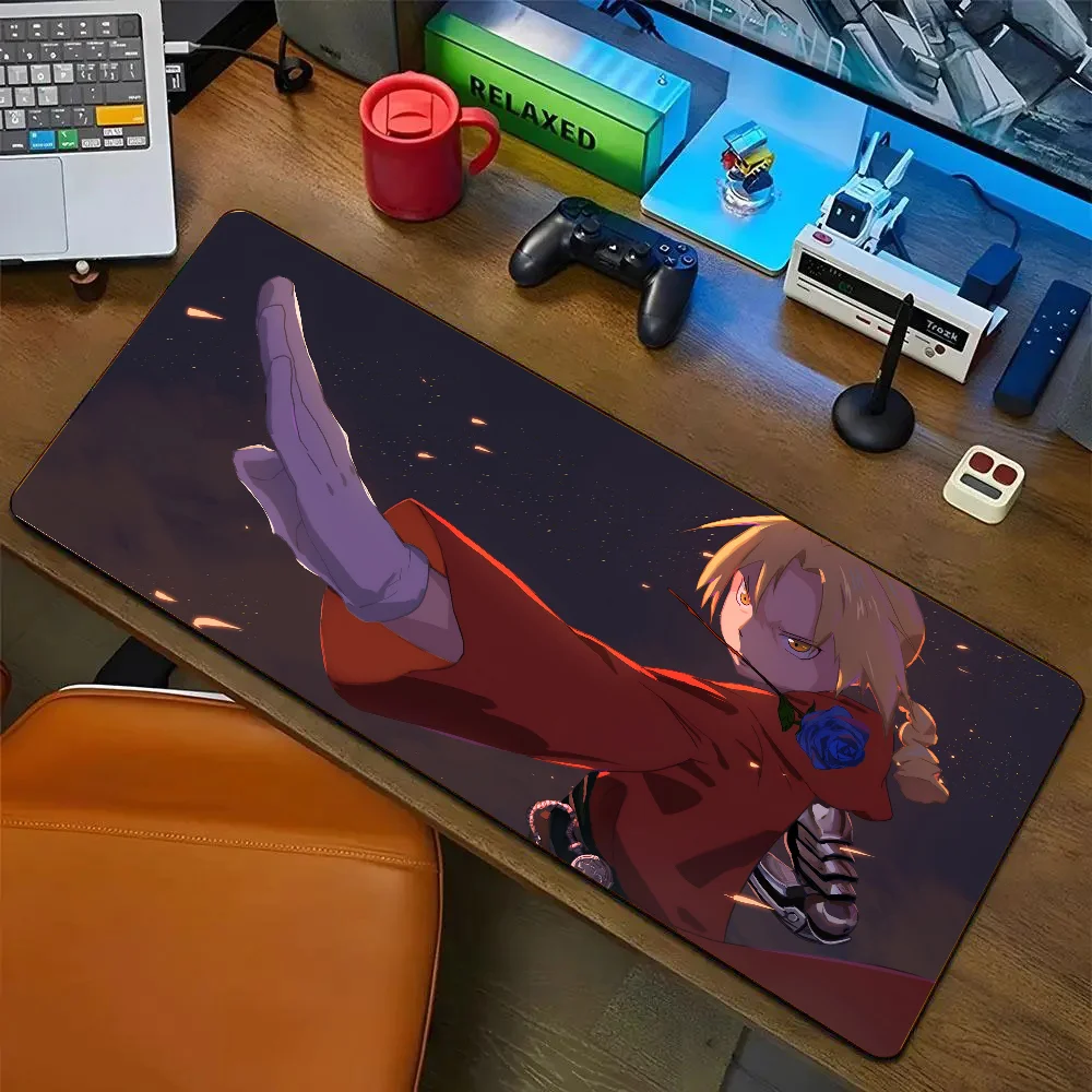 Full Metal Alchemist Non-slip Mouse Pad Suitable For Office Computers Laptops E-sports Game Desk Mats XXL Keyboard