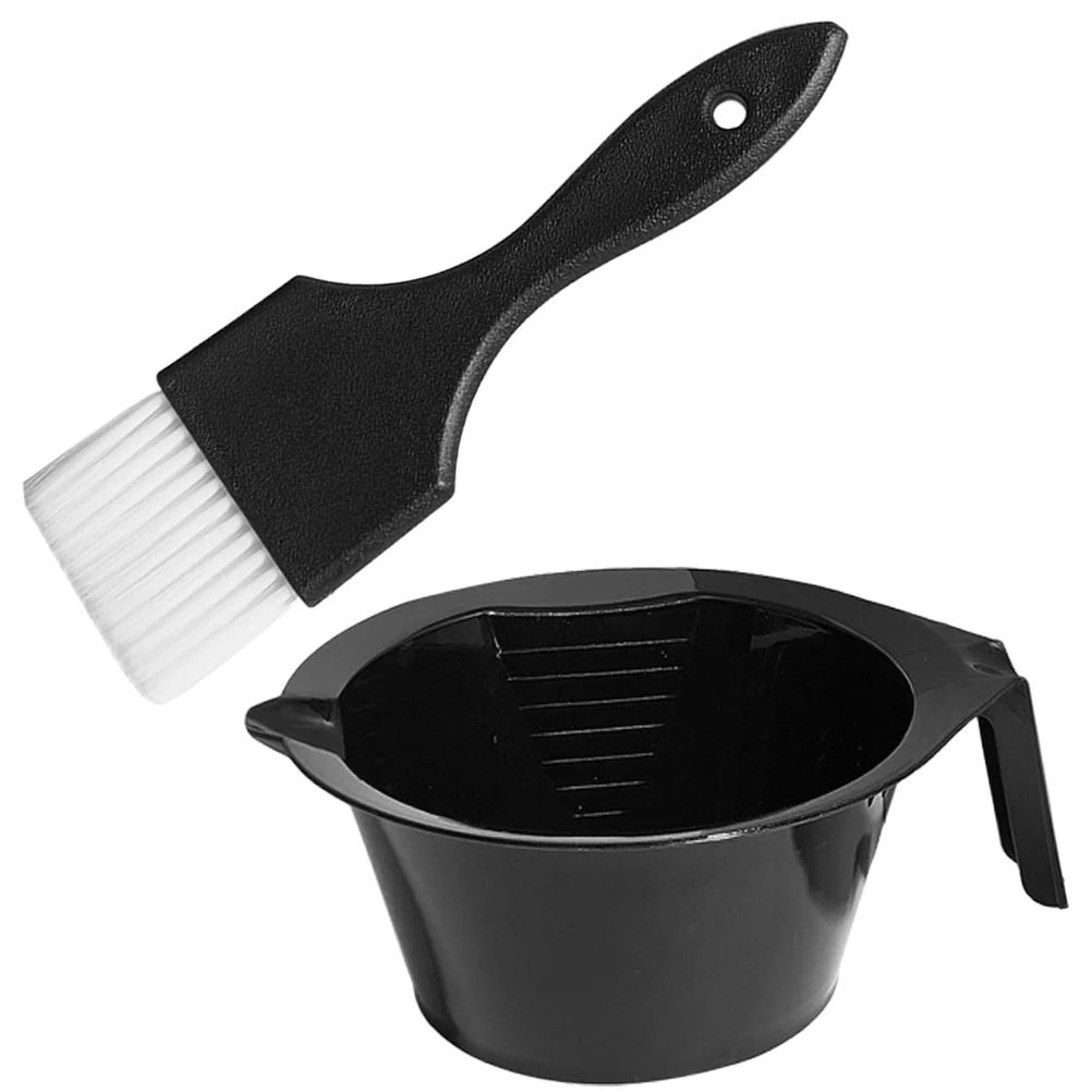 

1 Set Dye Color Mixing Bowl Brush Set Sturdy Reusable Coloring Tool Kit Compact Lightweight Hair Salon Use Diyhair Dyeing Mixing