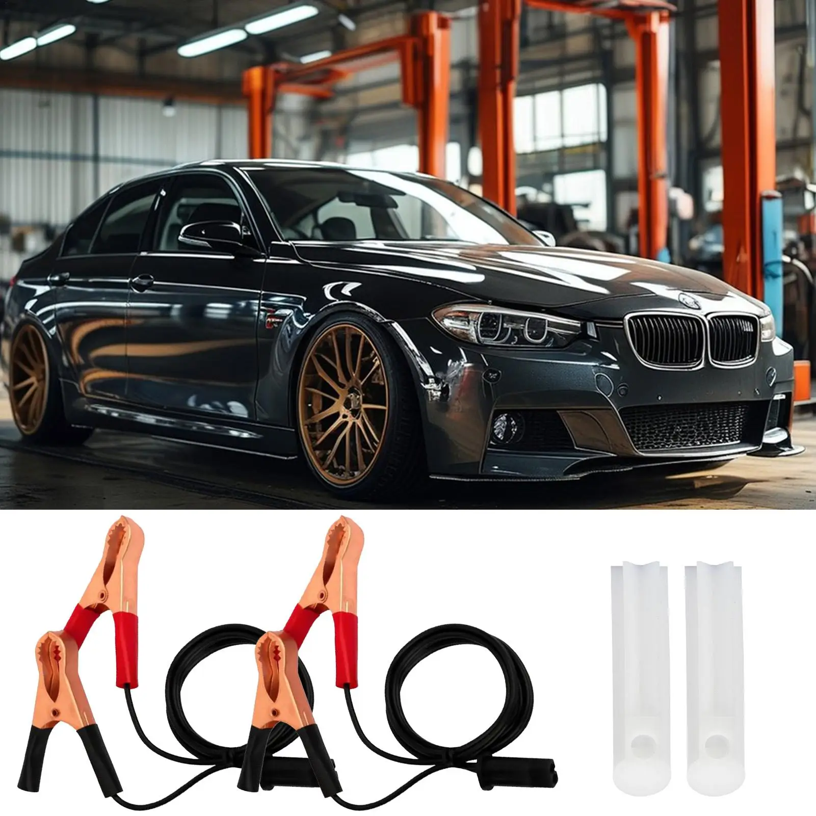 Kit di pulizia per iniettori Kit di strumenti per la pulizia Adattatore per scarico iniettori automobilistici con cavo di prova per veicoli per la cura preventiva del camion SUV