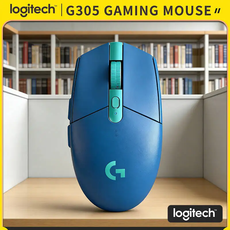 

Wireless Gaming Mouse Logitech G305 LIGHTSPEED, 12000 DPI HERO, 6 Custom Buttons, 250hr Battery, 99g, Competitive PC Mac Gaming