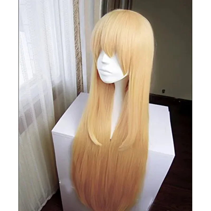 100cm Himouto! Umaru-chan Umaru Doma Anime Cosplay Wig Hign-temperature Resistance Wig Cap