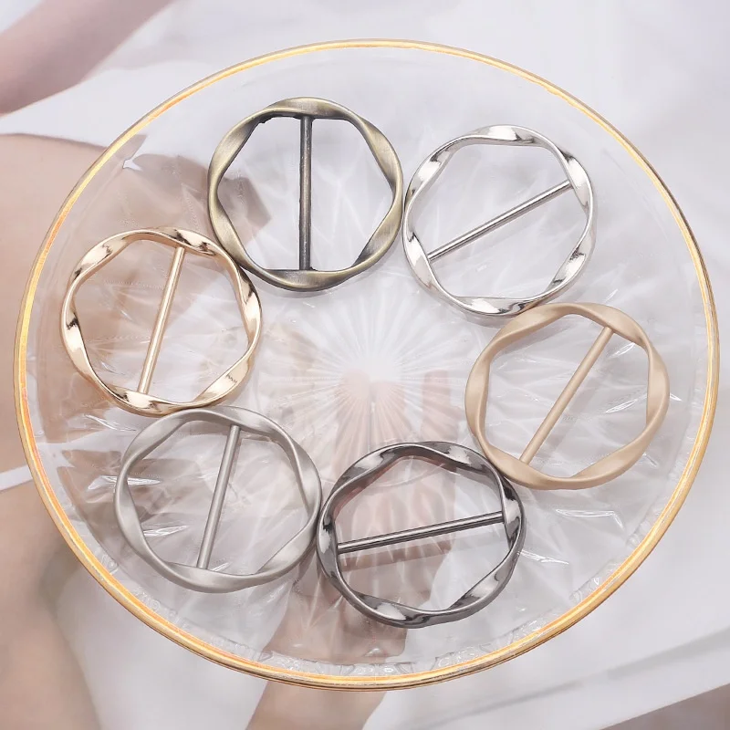 Multipurpose Scarf Adjuster Slim Belt and Shirt Ring Belt Buckle Belt and Fashion Accessories Scarf Buckle Scarf Ring