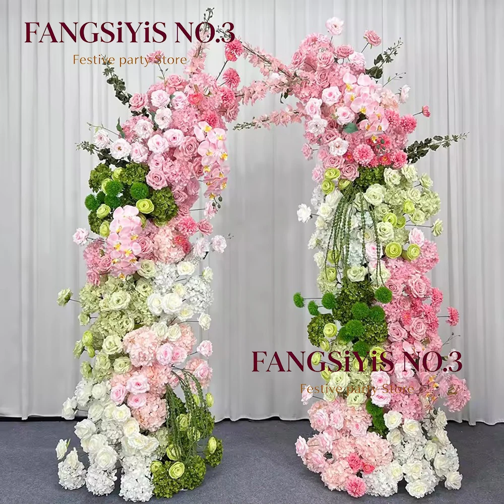 قوس زفاف وردي مزين بالزهور، خل - مراجعة Wedding Arch Flower وسعره