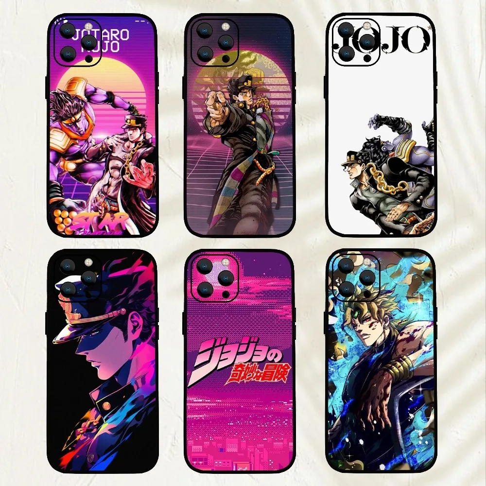 Bilibili Anime JoJo Bizarre Adventure  Phone Case For Xiaomi 12 11PRO LITE Redmi NOTE7 8 9  K40pro Black Shell