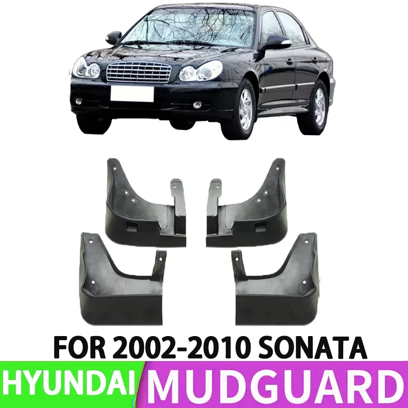 Fender Splash Protection for Front and Rear Wheels of 2002-2010 Hyundai Sonata Car