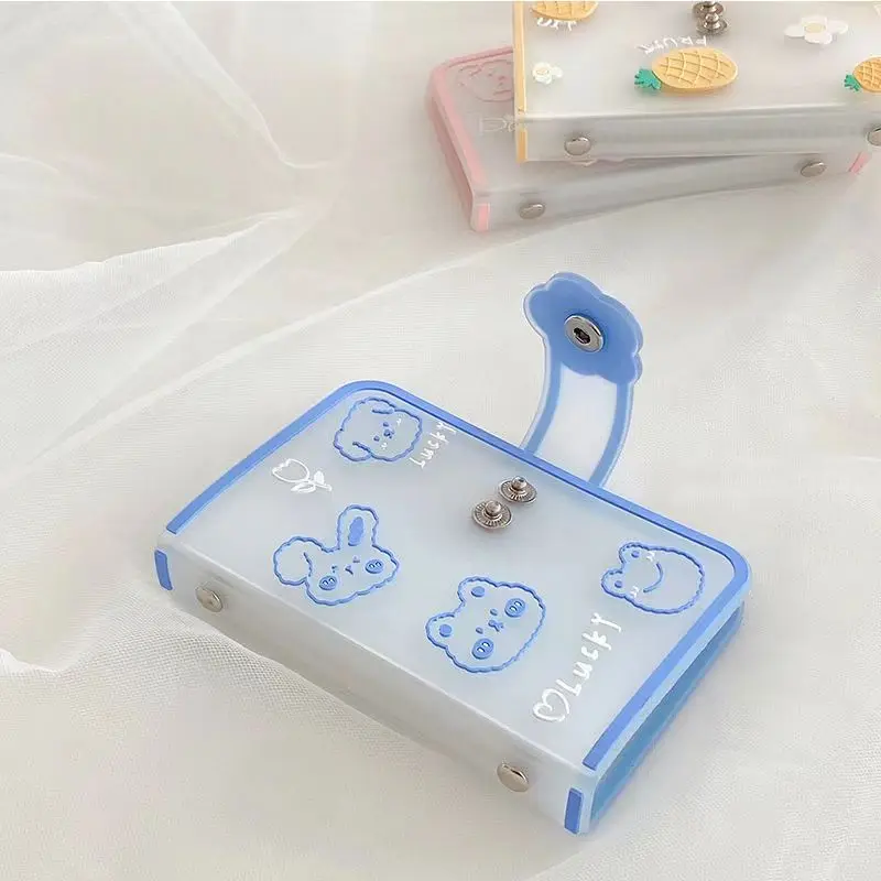 Mini Photo Album 20 Pockets 3 Inch Instax Album PVC Photocard Holder Women ID Credit Card Holder Binder