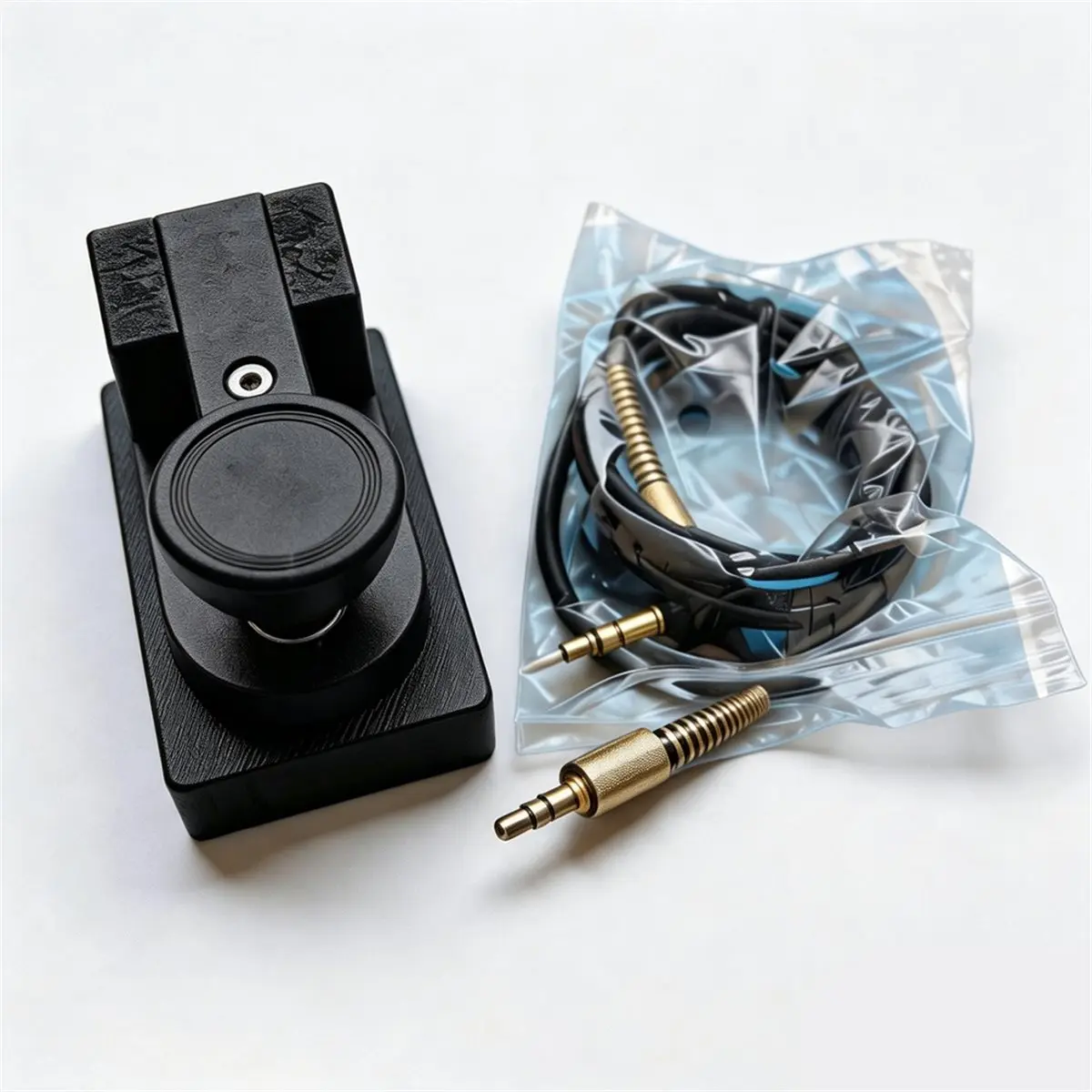 THANKYOU Portable Mini Hand Key with Adjustable Contact Interstice CW Morse Key Morse Code Telegraph Key 3D Printed ABS Shell