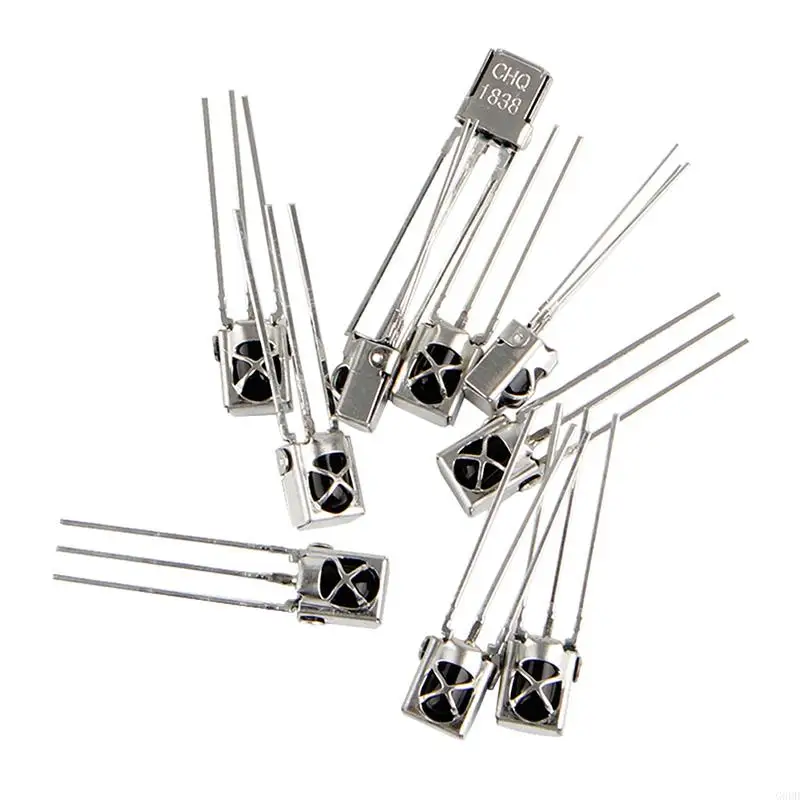 G6DD 10pcs TL1838 VS1838B 1838 38Khz Receiver with Metal for case