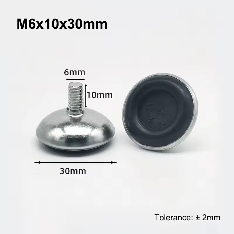 M6 M8 Leveling Foot Screw On Type PP Plastic Furniture Table Chair Sofa Leg Anti-slip Feet Adjustable Leveler Base Bolt Pad - Image 6