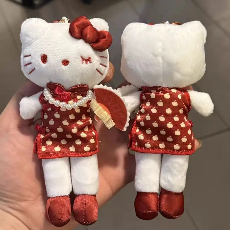 

Hellokittys Long Legs Plush Keychain Anime Toys Doll Pendant Key Chain for Bag Backpack Keyring Charm Accessories Gifts