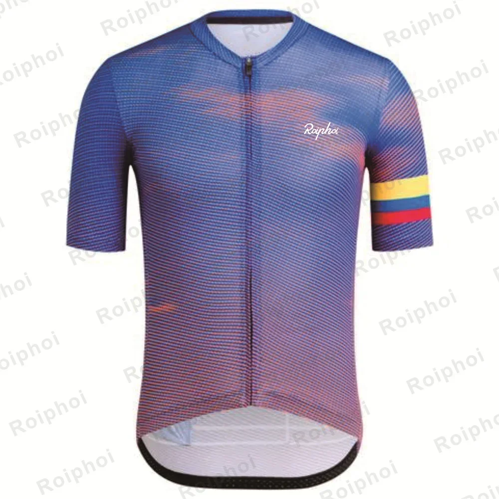 

2025 ROIPHOI New Men's Summer Cycling Jersey Shirt Racing Sport Bicycle Shirt Ropa Ciclismo Pro Team MTB Bike JerseyCycling Wear