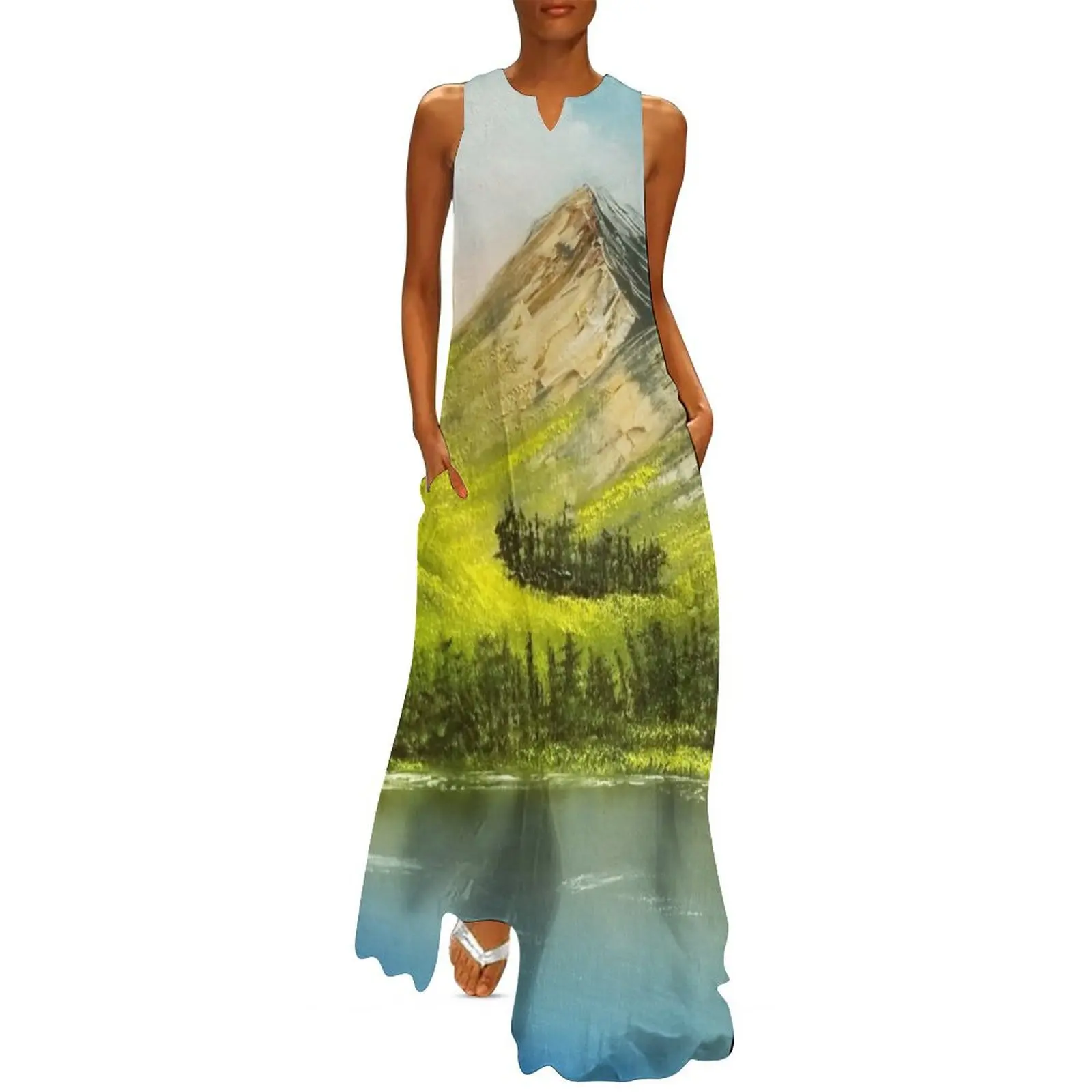 Peaceful Peaks Long Dress ceremony dresses dresses for woman Women