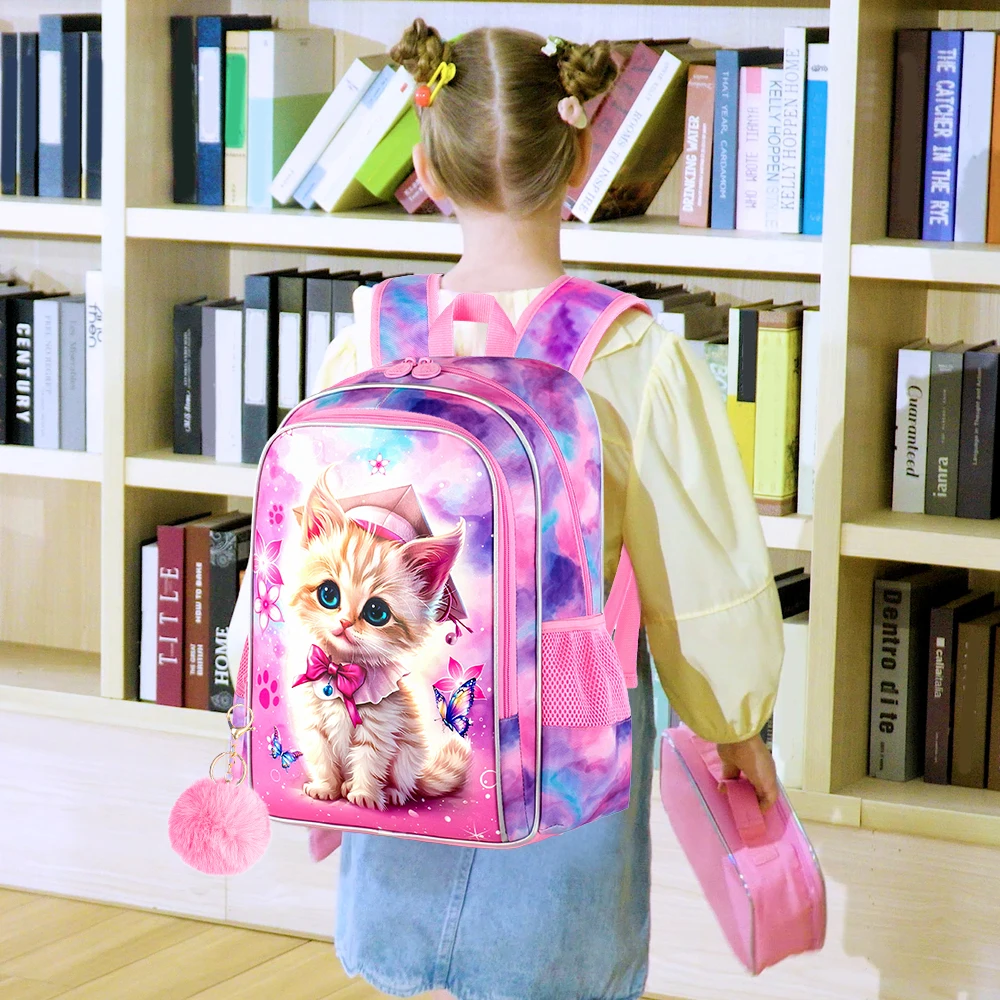 3PCS Backpacks for Girls, 16\